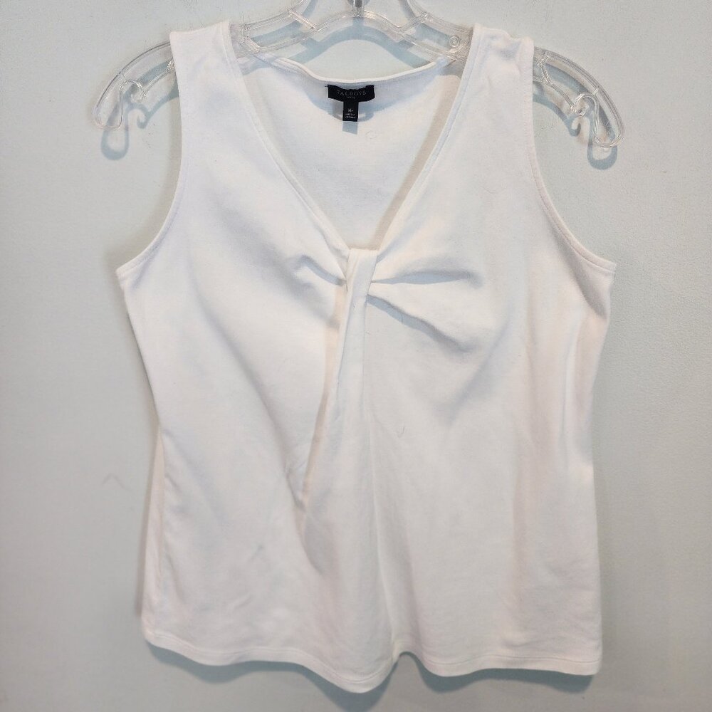 Talbots Twist Front Tank, Size MP, Like New